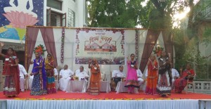 Divya Nagari Girls Performing in the program